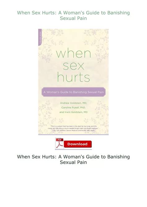 Ppt When Sex Hurts A Womans Guide To Banishing Sexual Pain Powerpoint