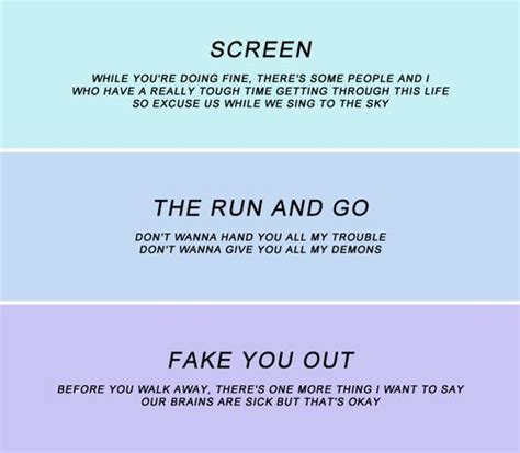 Twenty One Pilots Quotes Top Lyrics Tyler And Josh Paramore Tough