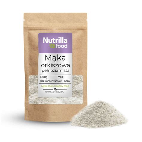 Mąka orkiszowa pełnoziarnista typ 1850 1kg Nutrilla BIO food kids