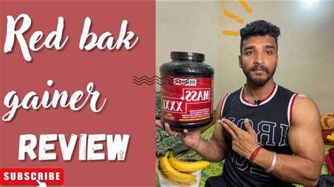 Red Bak Gainer Full Review By Prashant Jamwal Gainer Gym Influencer