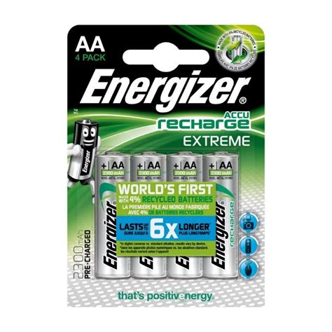 Acheter Pile Rechargable Energizer Extreme Hr6aa 4 Unités