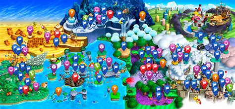 Mapa Interactivo De New Super Mario Bros U Nintenderos