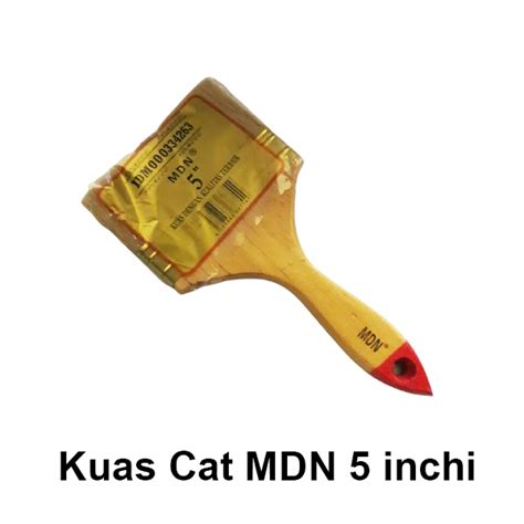 Jual Kuas Cat MDN 5 Inch Tembok Dinding Paint Brush Besi Kayu Minyak