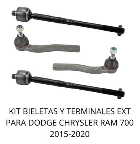 Kit Bieletas Y Terminales Ext Dodge Chrysler Ram 700 15 20 Envío gratis