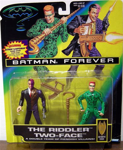 The Riddler Two Face 2 Pack Batman Forever Kenner