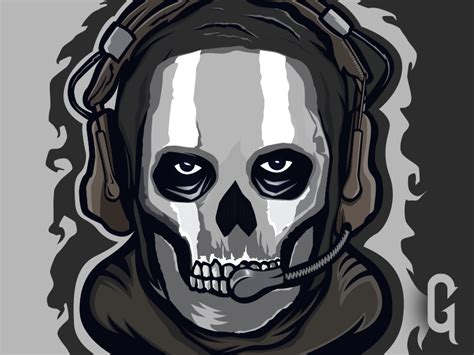 Mw Simon Ghost Riley By Daniel Tsankov On Dribbble