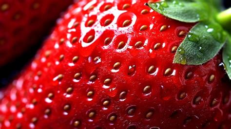 Premium AI Image | A closeup of a strawberry