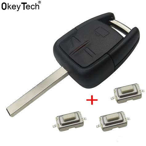 OkeyTech Carcasa De Llave De Coche Remota Inteligente 3 Botones Para