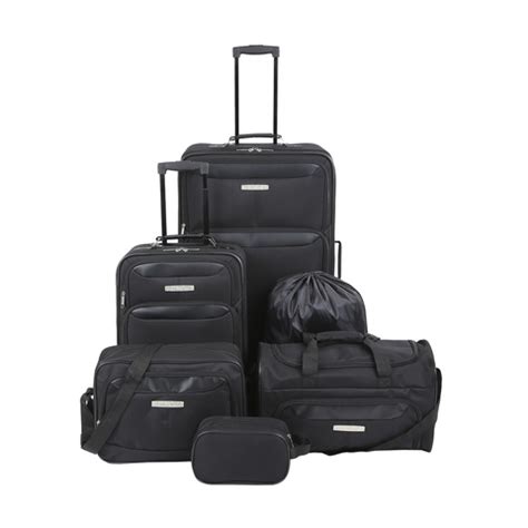 6-Piece Luggage Set - Black | Kmart