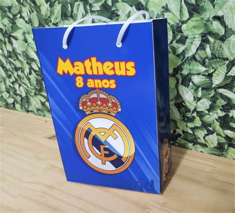 Real Madrid Sacola Personalizada Pronta Entrega Elo