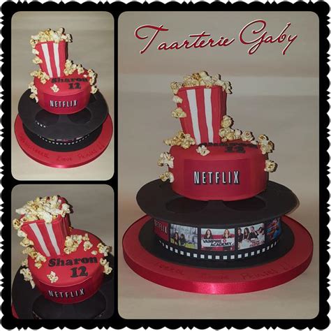 Netflix cake - Decorated Cake by Gaabykuh - CakesDecor