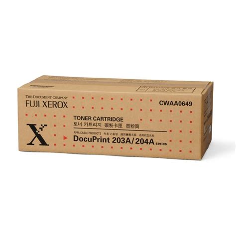 Toner Fuji xerox รน CWAA0649 ดำ สำหรบ DocuPrint 203A 204A series