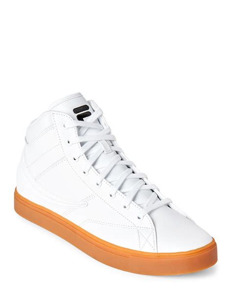 Lyst - Fila White Varallo High Top Sneakers in White for Men