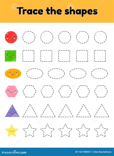 Free Shape Tracing Worksheets Pictures Activities Free Preschool