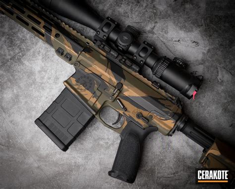 Custom AR Camo finished with Armor Black, Burnt Bronze and Mil Spec O.D ...