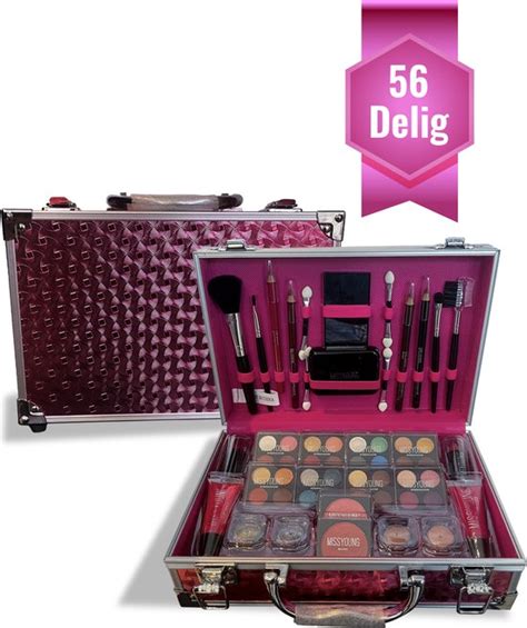 Luxe Make Up Koffer Delig Roze Make Up Koffer Met Inhoud Make