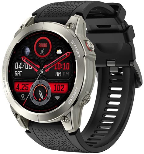 Manta Activ X Gps Srebrny Pasek Smartwatch Niskie Ceny I Opinie W