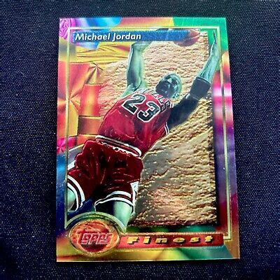 Topps Finest Michael Jordan Refractor Ebay