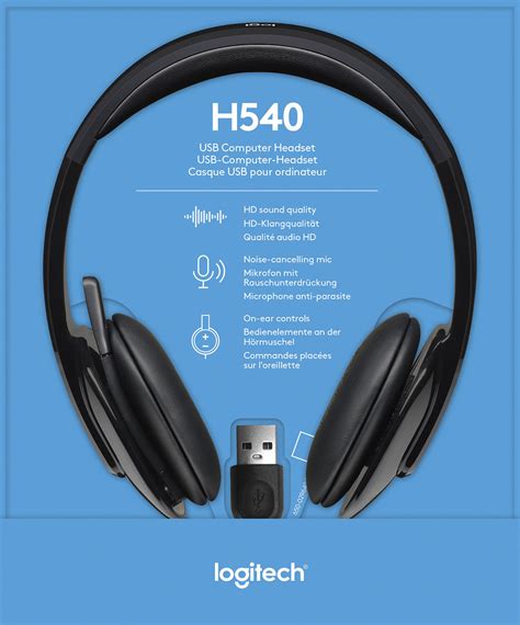 Logitech H540 Usb Computer Headset Computer Choice