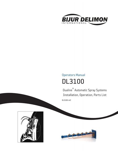 Operator Manual Dl Dualine Spray System Bijur Delimon