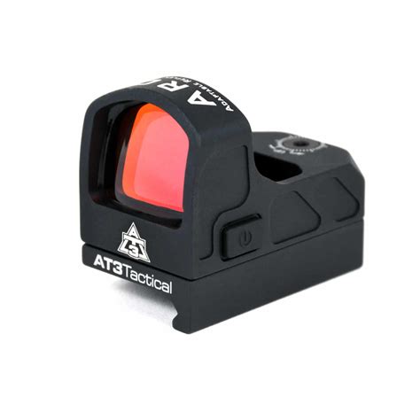 At3 Aro Micro Red Dot Reflex Sight W Riser Mount At3 Tactical