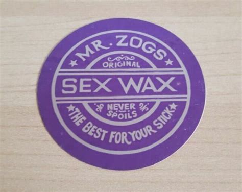 Mr Zogs Sex Wax Surf Surfing Decal Sticker For Sale Online Ebay