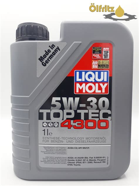 Liqui Moly Top Tec W Motor L L Motor Le F R Alle Fahrzeuge