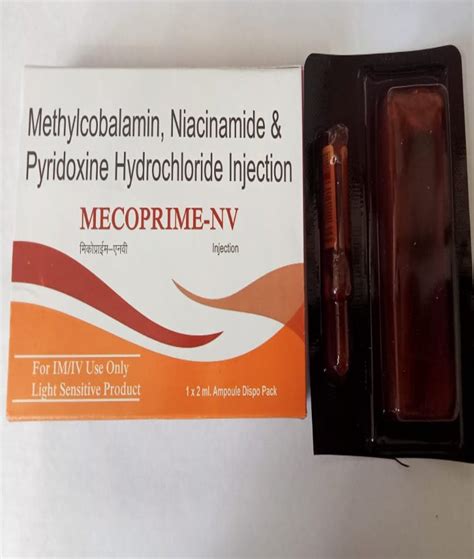 Methylcobalamin Mcg Niacinamide Mg Pyridoxine Hydrochloride