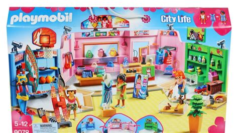 Playmobil City Life Shopping Plaza Unboxing Toy Review YouTube