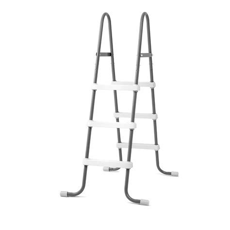 Buy Intex Above Ground Steel Frame Swimming Pool Ladder For 42 In Wall