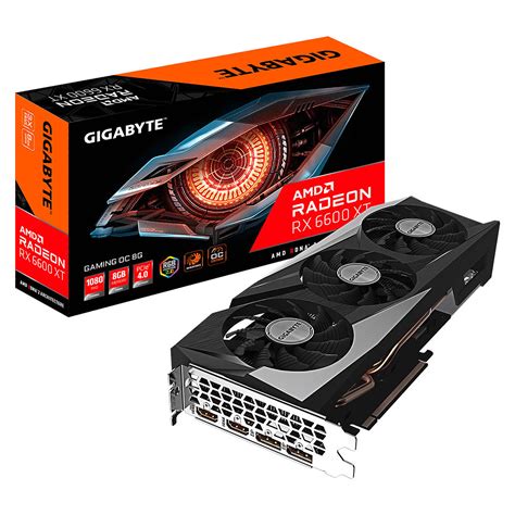 Gigabyte RX 6600 XT GAMING OC 8GD 8Go Carte Graphique Gigabyte