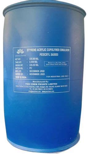 Pexicryl Styrene Acrylic Emulsion Packaging Size Kg At Kg In