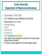 Understanding Newton S Laws Of Motion And Friction Curtin University