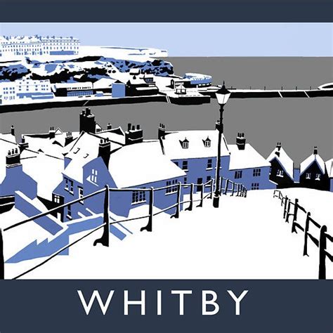 Whitby Train Posters Travel Art Vintage Travel Posters