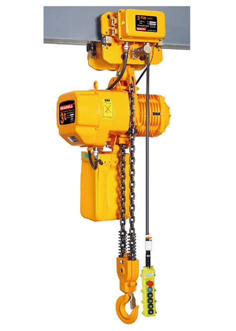 Ton Electric Chain Hoist With Trolley V V Electric Lifting Hoist