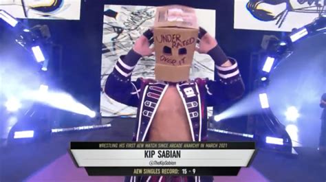 Kip Sabian Box Head The Worst Of Aew