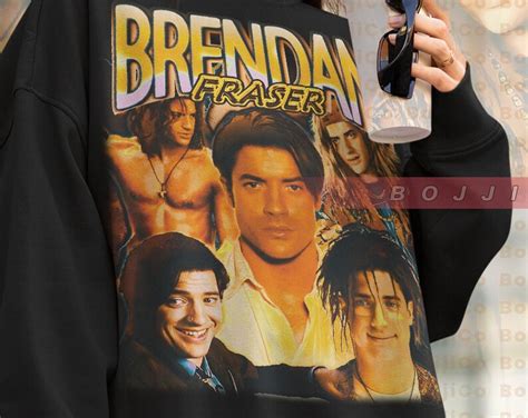 Retro Brendan Fraser Sweatshirt Rick Oconnell Vintage Sweater 90s