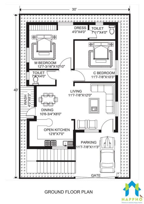 Modern Bhk Floor Plan Ideas For Your Home