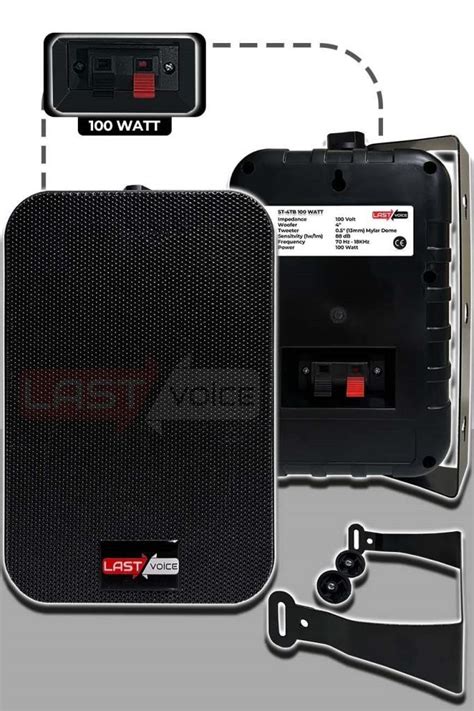 Lastvoice Black Large Paket Hoparl R Ve Anfi Anons Ses Sistemi Seti