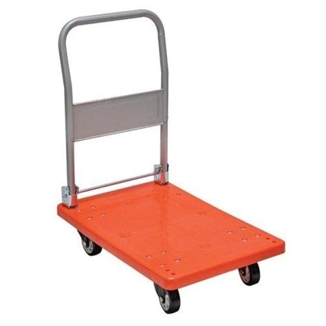 Industrial Grade Stainless Steel Paint Coated Foldable Platform Trolley