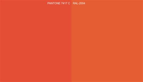 Convert Pantone 7417 C To RAL RAL Classic