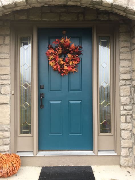 Love My New Door Color Walk Me Home By Behr With Images Painted Front Doors Exterior