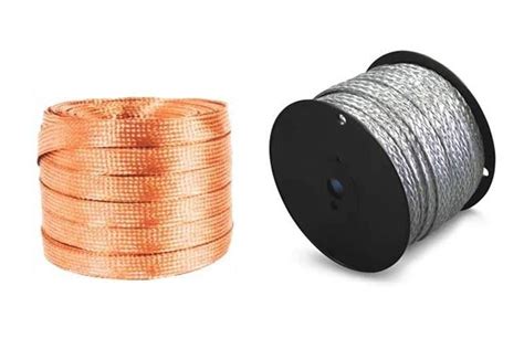 Flexible Copper Braid Bond Copper Braid With Tinned 1 Hole