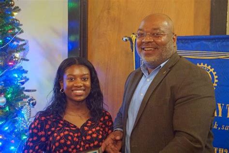 Paige Bradley Isabella Hall Honored As Rotary Club Of Alton Godfrey