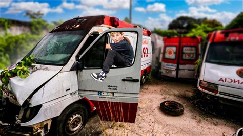 INVADIMOS A AMBULÂNCIA ABANDONADA YouTube