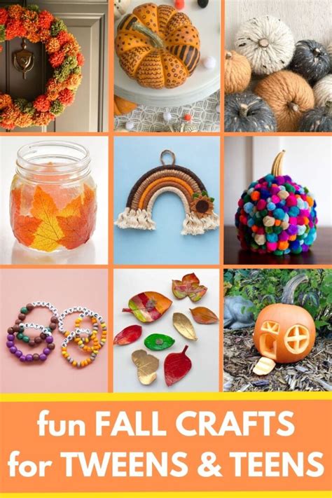 Fun Fall Crafts for Tweens and Teens