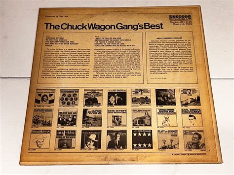 The Chuck Wagon Gang Best Southern Gospel Music Vinyl Lp - Etsy