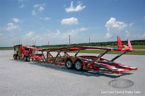 2020 Peterbilt 389 And Cottrell Cx 09lsfa 80 Car Carrier In Toreador Red