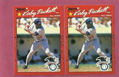 1990 DONRUSS KIRBY PUCKETT ALL STAR CARD 683 LOT MINNESOTA TWINS EBay