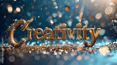 golden creativity concept creative horizontal art poster